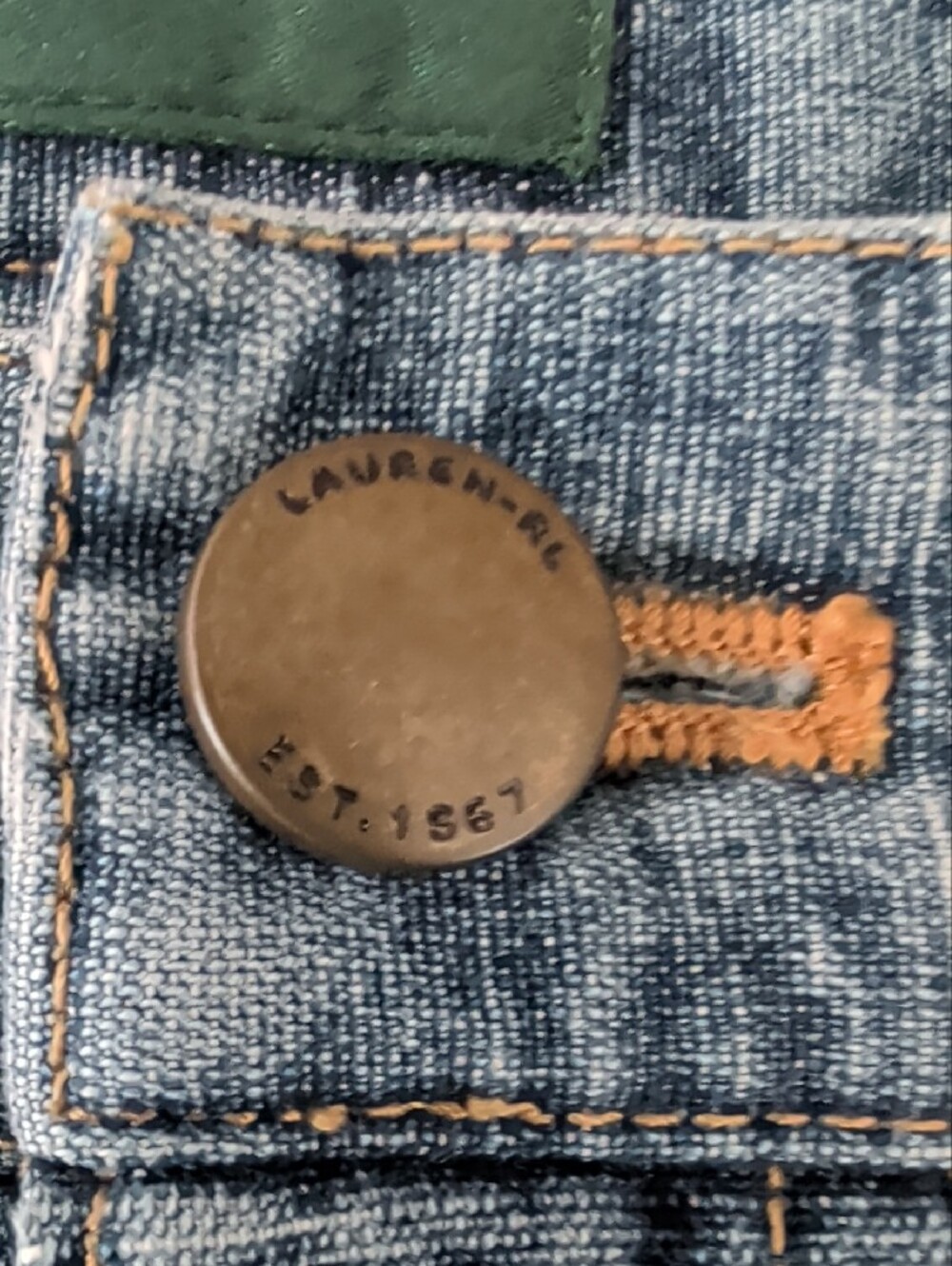 Ralph Lauren Women’s Straight Leg Jeans Blue Denim | Size 18 | Classic Mid Rise - Picture 6 of 11